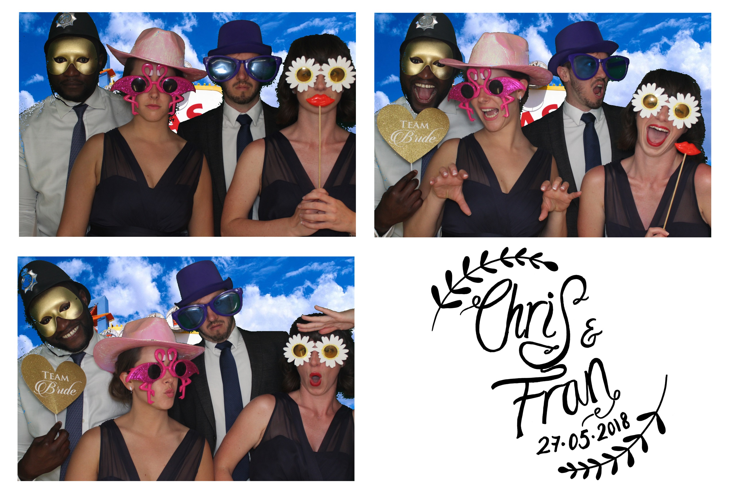 Chris & Fran | View more photos from the event at images.mobile-photo-booth.com/u/MobilePhotoBoothUK/Chris-Fran
